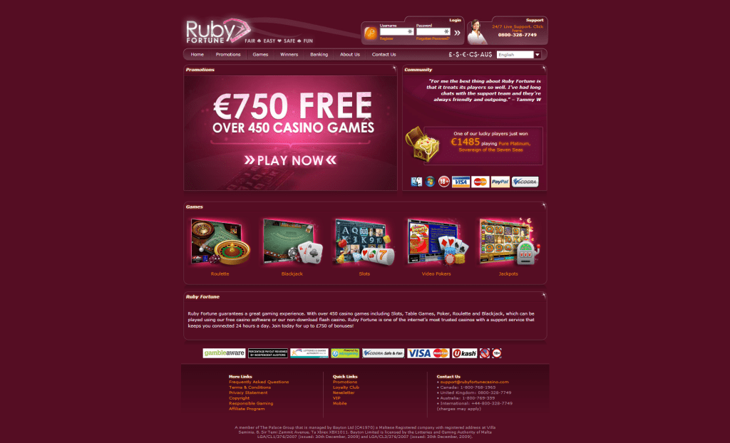 How to Locate a Free Ruby Fortune On line casino Slot Website